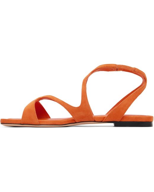 Jimmy Choo Brown Ayla Flats