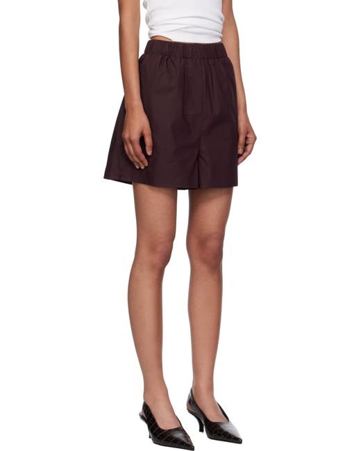 Frankie Shop Red Lui Organic Cotton Boxer Shorts