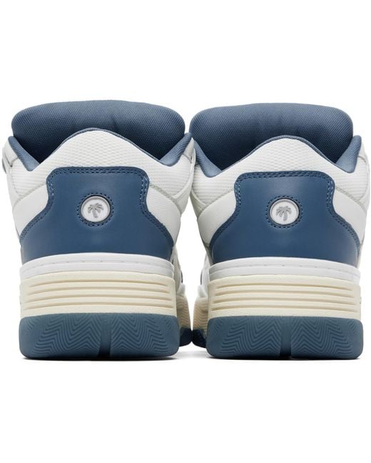 Palm Angels Blue Palm Skate Sneakers for men