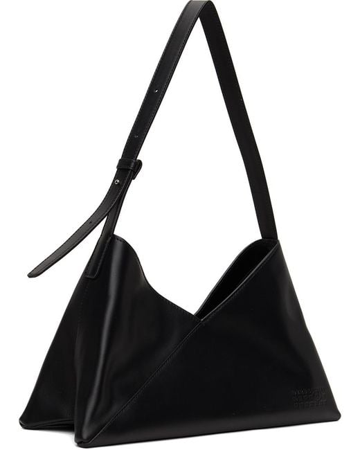 MM6 by Maison Martin Margiela Black Triangle 6 Shoulder Bag