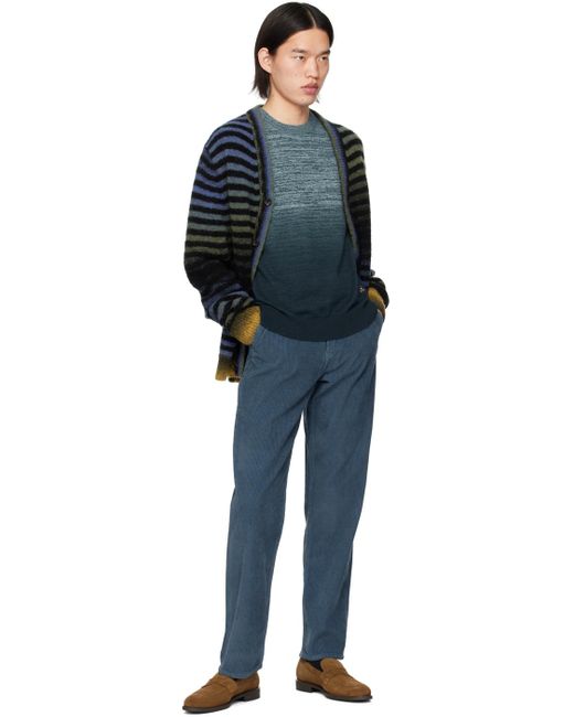 PS by Paul Smith Blue Crewneck Sweater for men