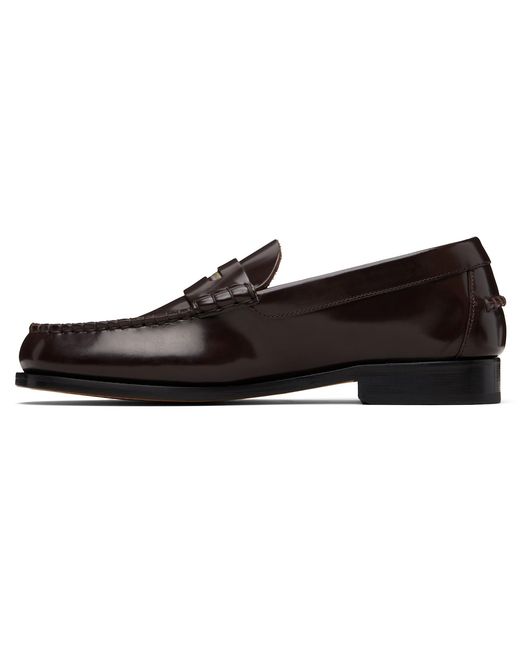 Paul Smith Black Leather 'Lido' Loafers for men