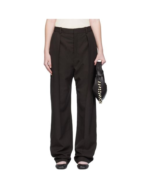 Lemaire Black Pleated Trousers