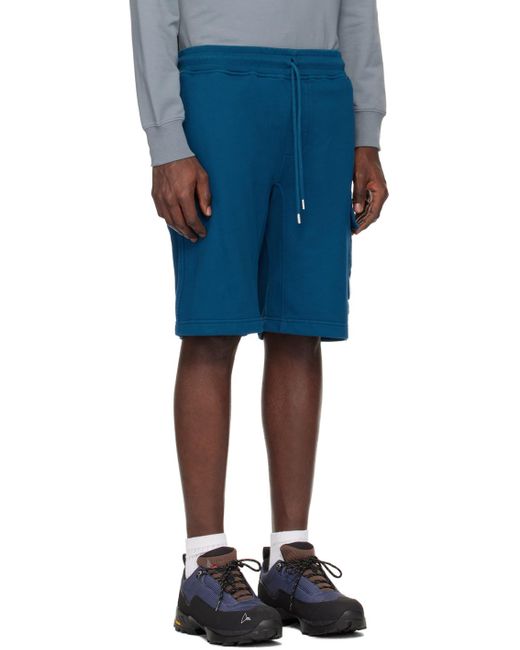 C P Company Blue Lens Shorts for men