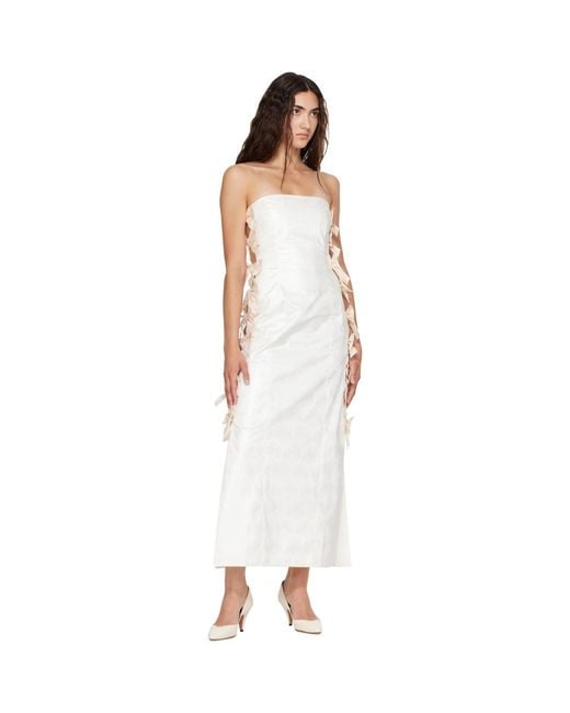 Super Yaya White Sofia Maxi Dress
