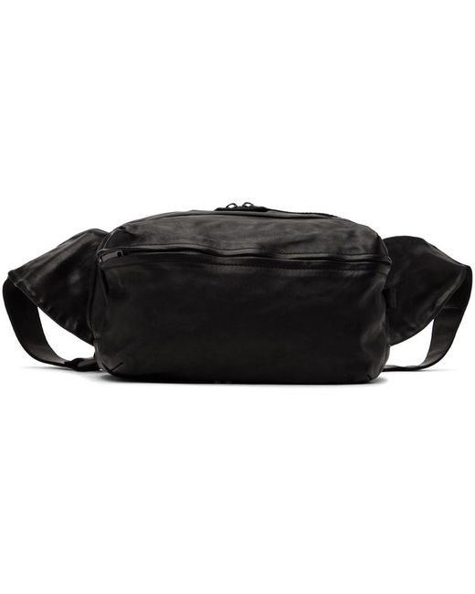 Officine Creative Black Recruit 012 Belt Bag for men