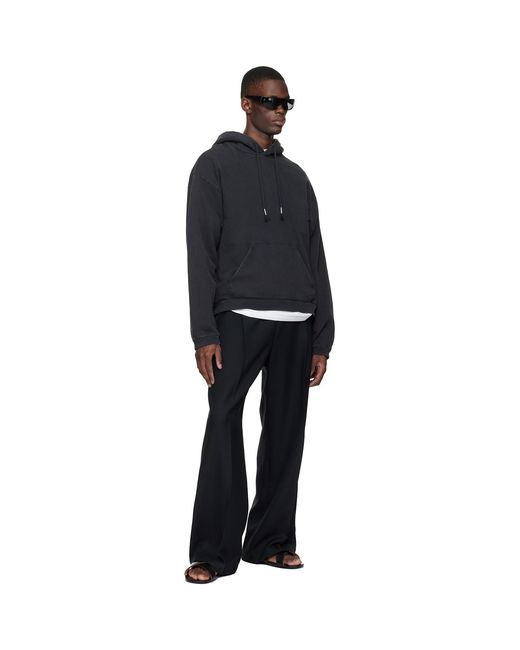 Stockholm Surfboard Club Black Logo Hoodie for men