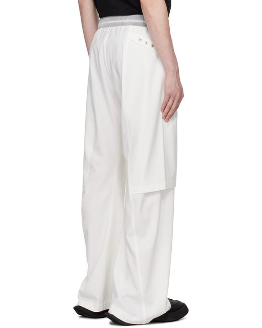CARNET ARCHIVE White Skirt Trousers for men