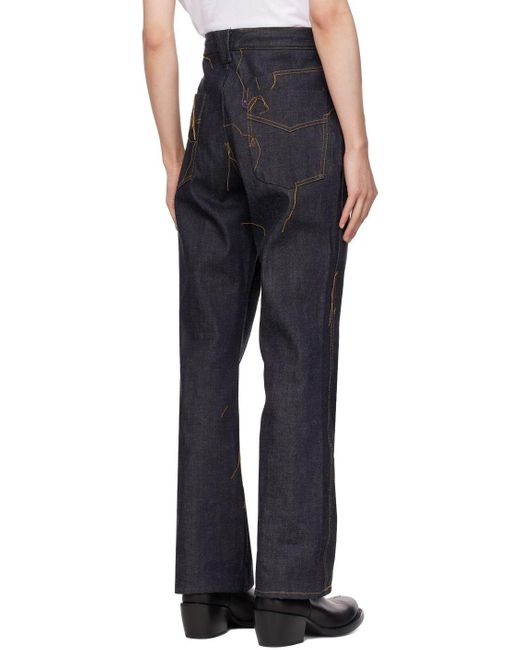 Needles Boot-cut Jeans in Blue for Men | Lyst