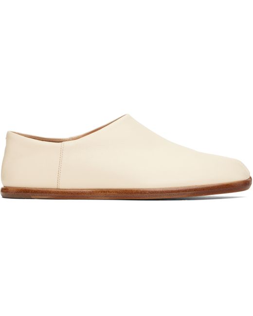 Maison Margiela オフホワイト Tabi バブーシュ シューズ Black