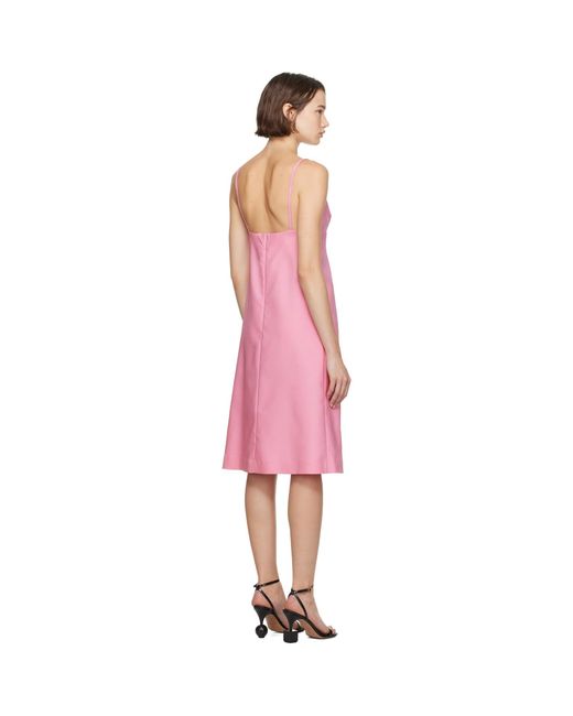 Jacquemus Pink La Casa 'La Robe Camison' Minidress