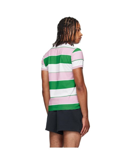 Abra Green Ssense Exclusive Striped T-Shirt for men