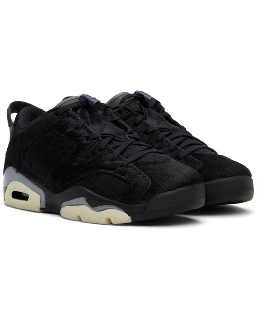 Nike Black Air Jordan 6 Retro Low Sneakers