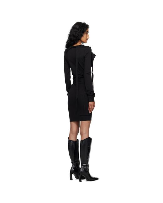 OTTOLINGER Black Ada Minidress