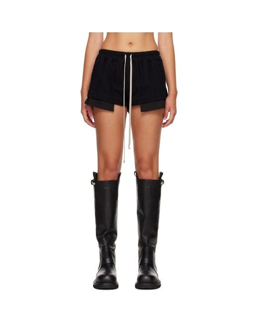 Rick Owens Black Tower Fog Boxer Shorts