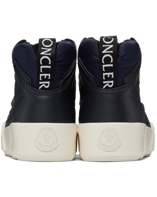 Moncler Black Promyx Space High Sneakers for men
