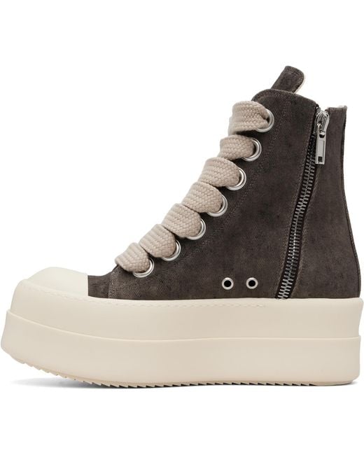 Rick Owens Black Tower Mega Bumper Jumbolace Sneaks Sneakers for men