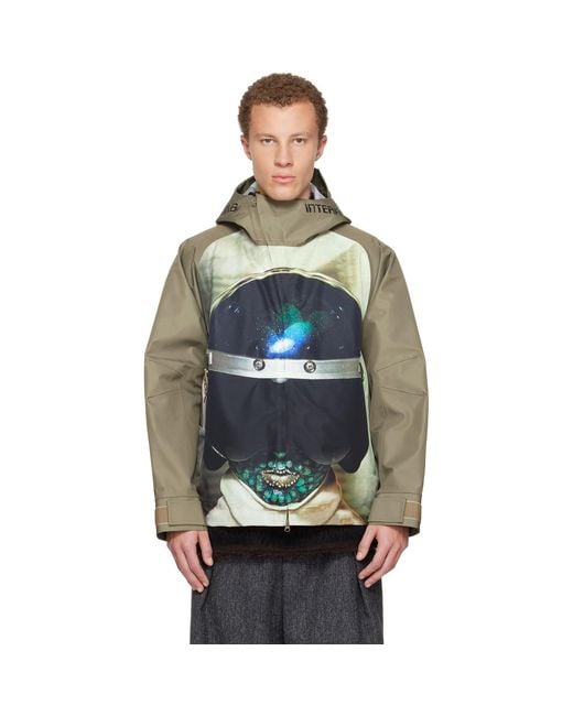 Undercover Blue Khaki Uc2E4205-1 Jacket for men