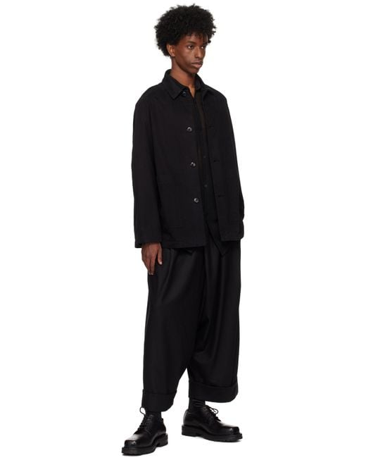 Toogood Black 'the Baker' Trousers for men