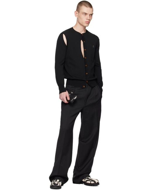 Vivienne Westwood Black Raf Trousers for men