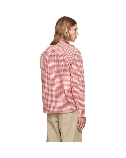 Polo Ralph Lauren Pink Classic Fit Checked Western Shirt for men