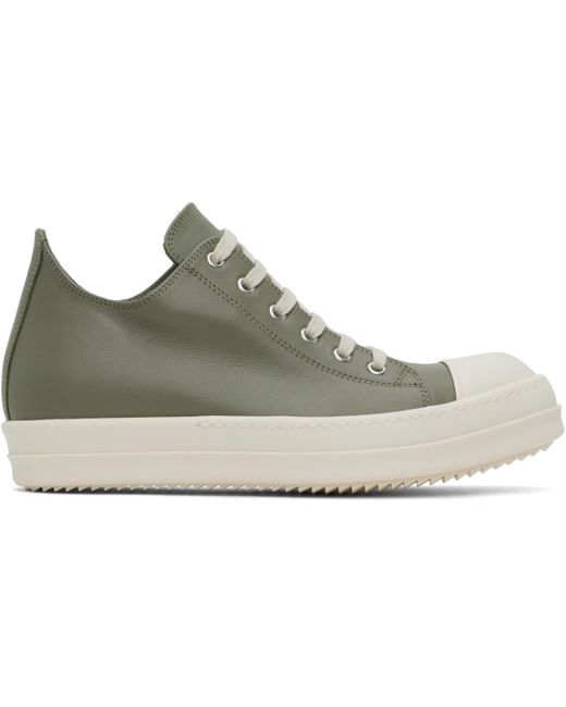 Baskets Basses Vertes Rick Owens pour homme en coloris Black