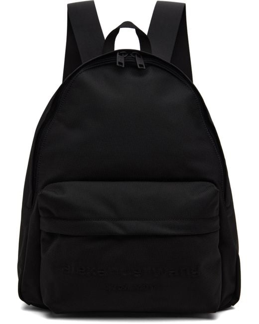 Alexander Wang Black Punch Backpack