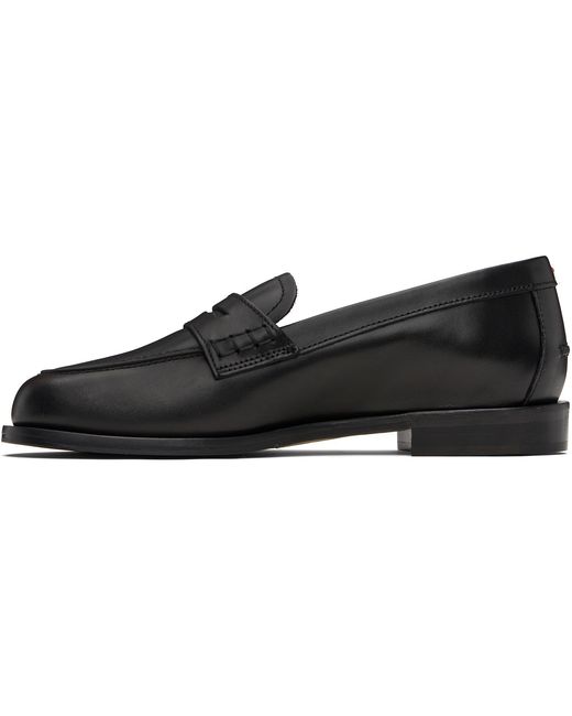 Aeyde Black Oscar Leather Loafers