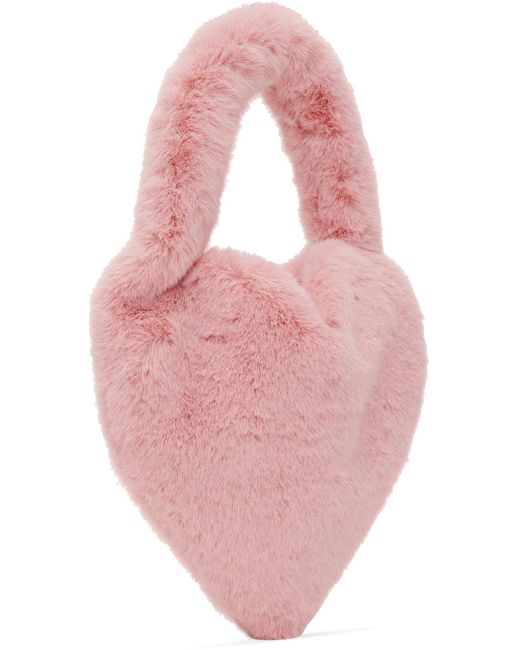 Blumarine Pink Heart Logo Bag