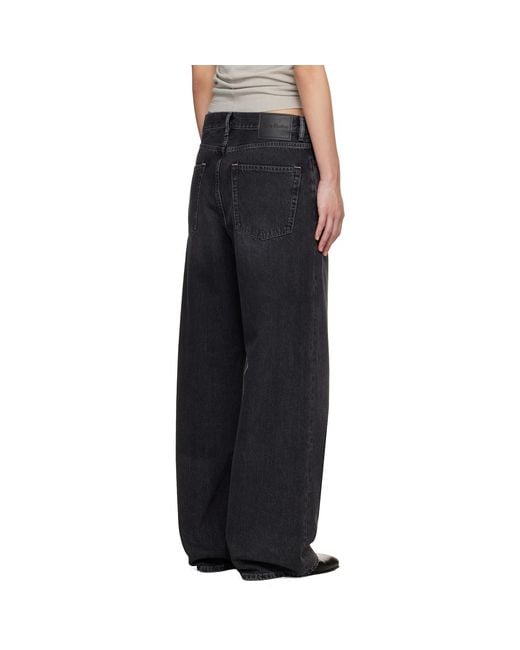Acne Black Loose Fit 1981 Jeans