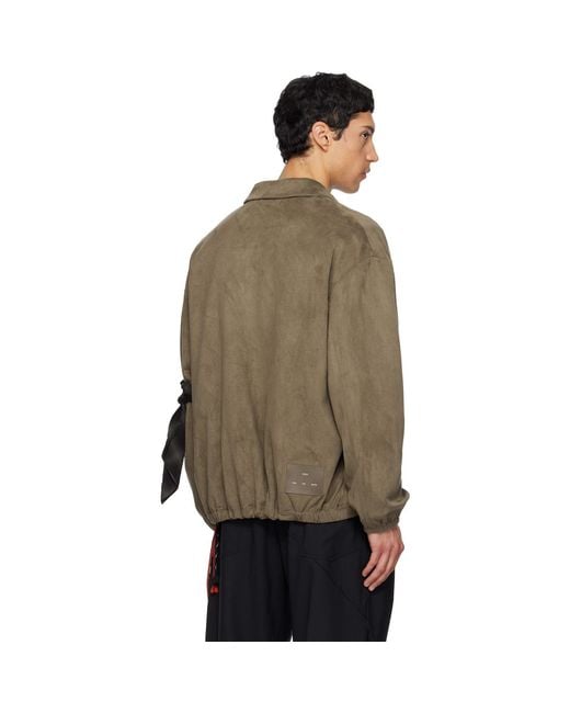 Song For The Mute Natural Slim Coach Jacket for men