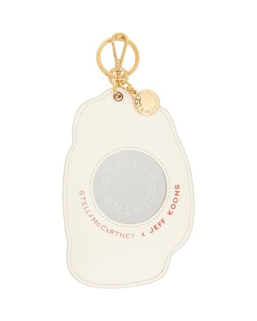 Stella McCartney White Off Jeff Koons Edition Doggy Style Charm Keychain