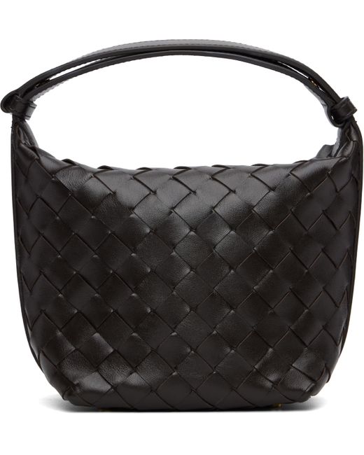 Bottega Veneta Black Micro Wallace Bag