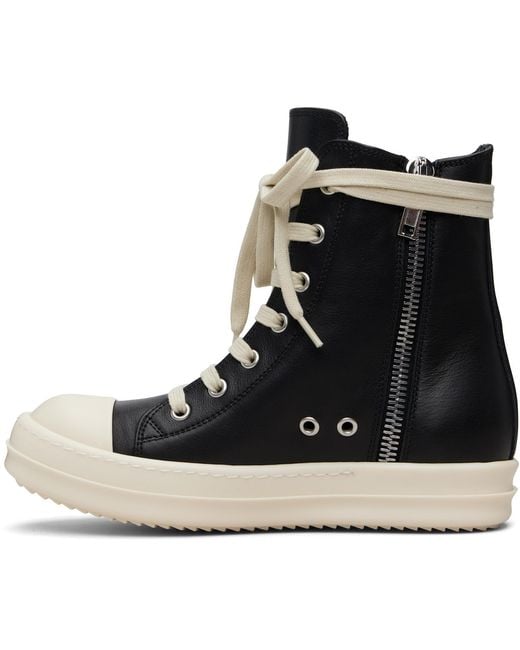 Rick Owens Black Temple Sneakers