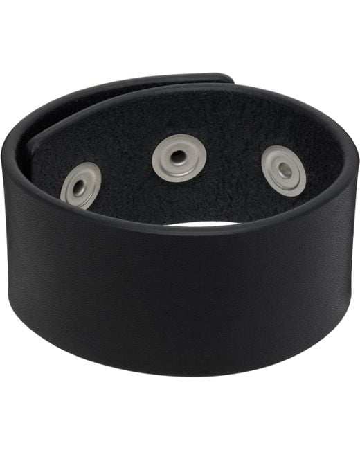 Rick Owens Concordians Anthem Cuff Bracelet in Black for Men