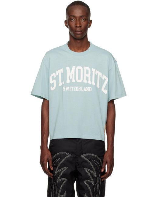 Bally Blue St Moritz T-shirt for men