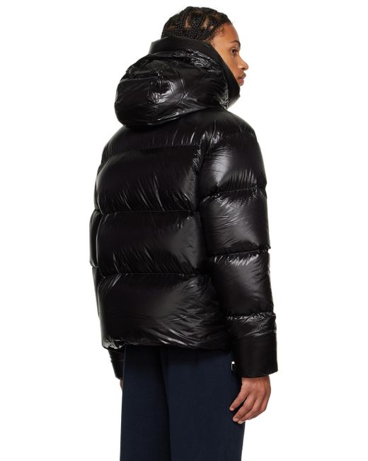 Emporio Armani Black Quilted Down Jacket for men