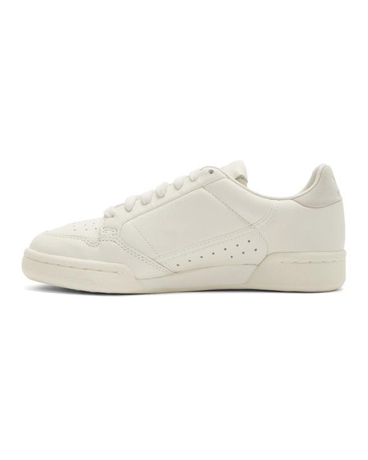 adidas originals continental 80 sneakers in off white and mint green