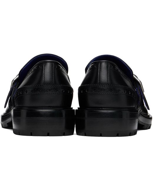 【関税込み】Burberry ブラック Soho ローファー Burberry Soho レザーローファー | ブラック | FARFETCH JP