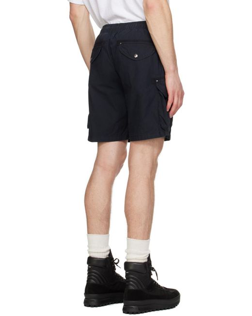 John Elliott Blue Garment-dyed Shorts for men