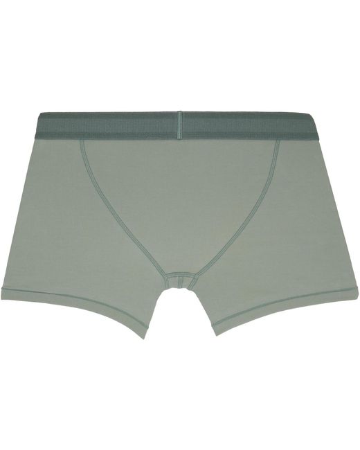 Skims Blue Three-Pack Cotton 3 Boxer Briefs for men