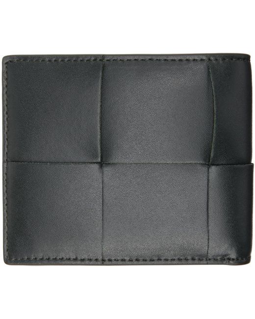 Bottega Veneta Black Cassette Bi-fold Wallet for men