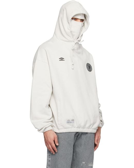 Umbro White Slam Jam Edition Hoodie for men