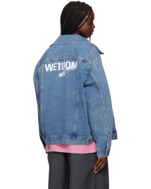 we11done Blue '1506' Trucker Denim Jacket