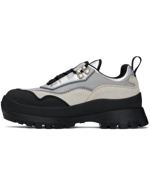 ANDERSSON BELL Black Aaron Trail Sneakers for men