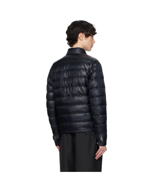 Moncler Black Acorus Short Down Jacket for men