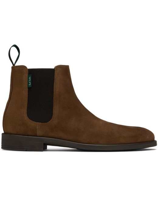 PS by Paul Smith Brown Cedric Chelsea Boots for men