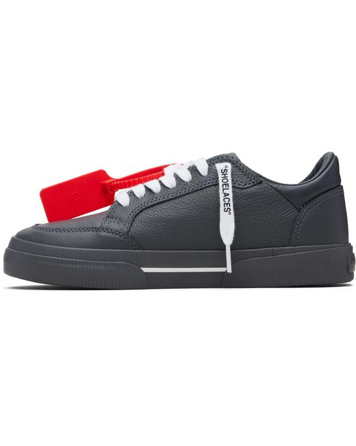 Off-White c/o Virgil Abloh Black Vulcanized Low Sneakers for men