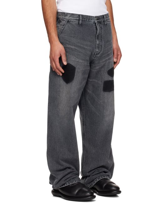 Ambush Black Work Jeans for men