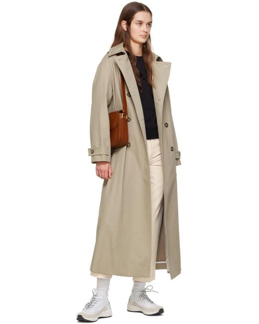 A.P.C. Natural . Taupe Louise Trench Coat